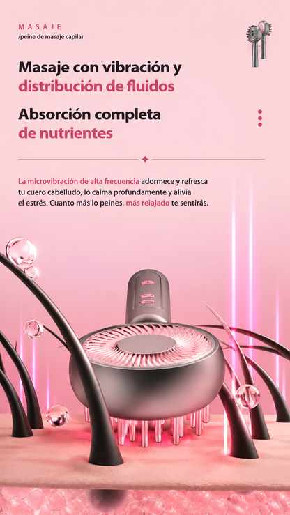 3-in-1 LED Smart Hair Massager | Merenio™