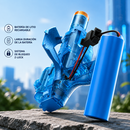 Pistola de agua eléctrica LED