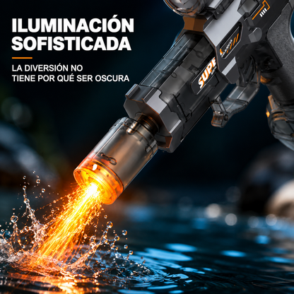 Pistola de agua eléctrica LED