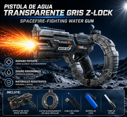 Pistola de agua eléctrica LED